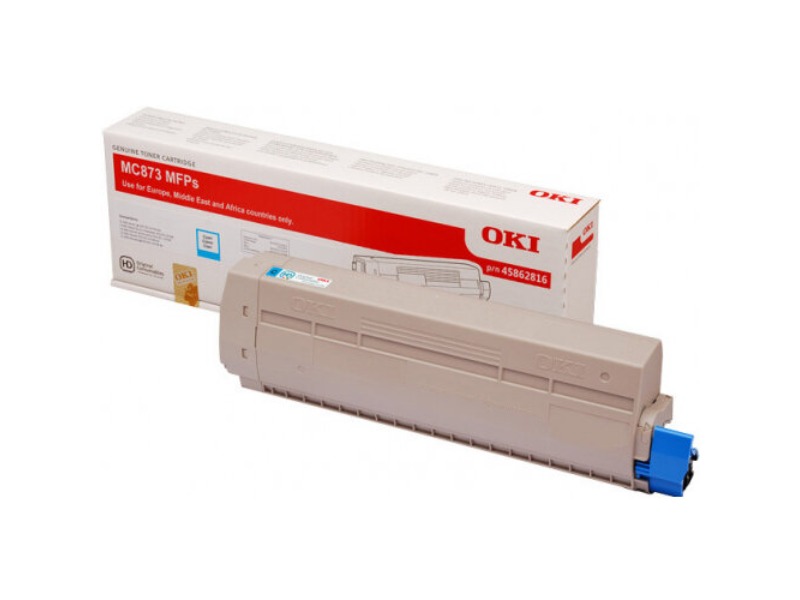 OKI MC873 cyan toner 10K