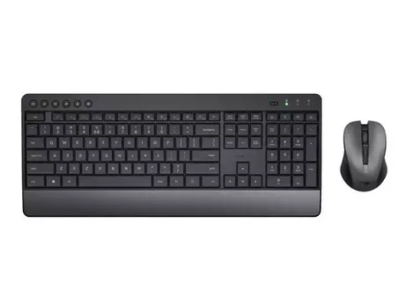 Trust TKM-450 trådløst tastatur og mus ECO (sort)